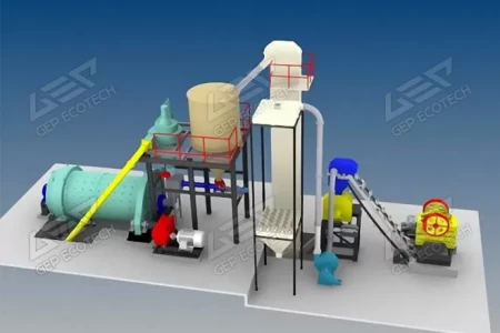 水泥磨粉站工艺流程