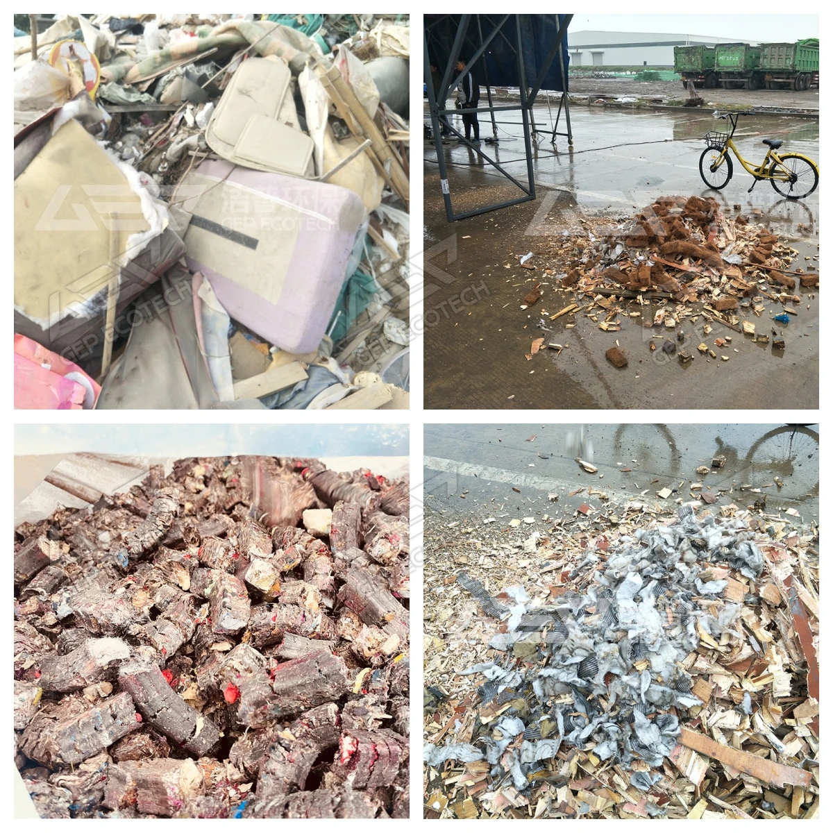 废旧家具原料及成品对比图 废旧家具原料及成品对比图