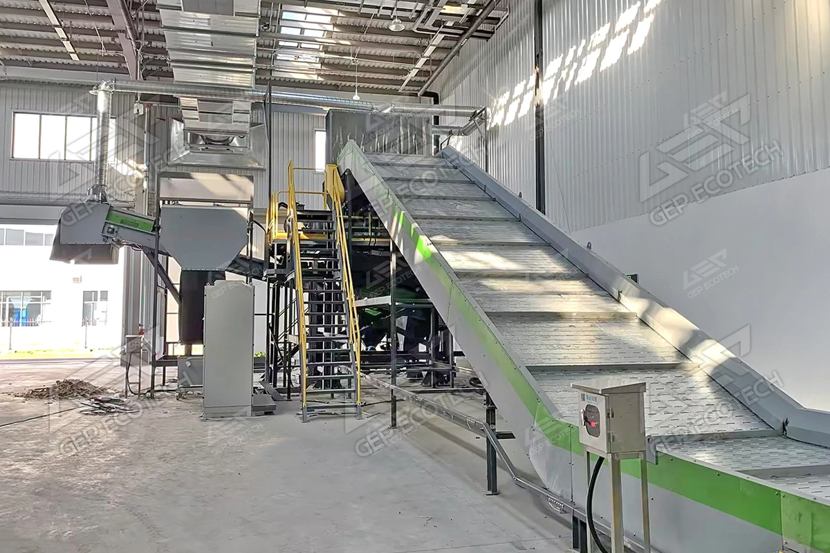 废旧家具粉碎设备现场 废旧家具粉碎设备现场