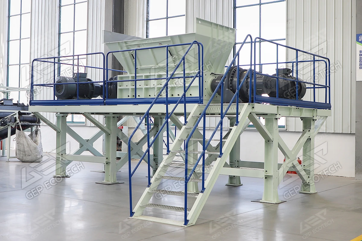 双轴大件垃圾撕碎机