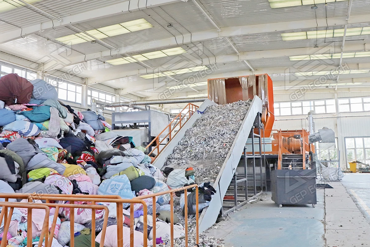 废纺替代燃料生产线